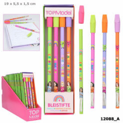 Σετ Μολιβια Με Γομα Top Model Pencil Set With Eraser Topper Selflove By Depesche