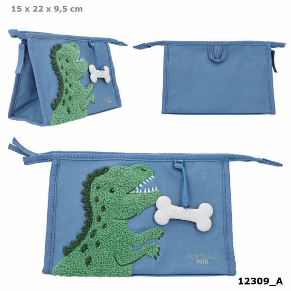 Νεσεσερ Dino World Toilet Bag Blue Dino Mini By Depesche