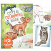 Μπλοκ Ζωγραφικης Wildlife Copy & Colouring Book By Depesche