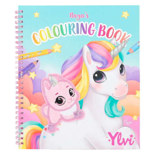 Μπλοκ Ζωγραφικης Ylvi And The Minimoomis Colouring Book With Unicorn And Sequins By Depesche