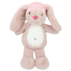 Λουτρινο Princess Mimi Plush Bunny Nelly Pink With Sleeping Mask 21Cm By Depesche