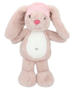 Λουτρινο Princess Mimi Plush Bunny Nelly Pink With Sleeping Mask 21Cm By Depesche