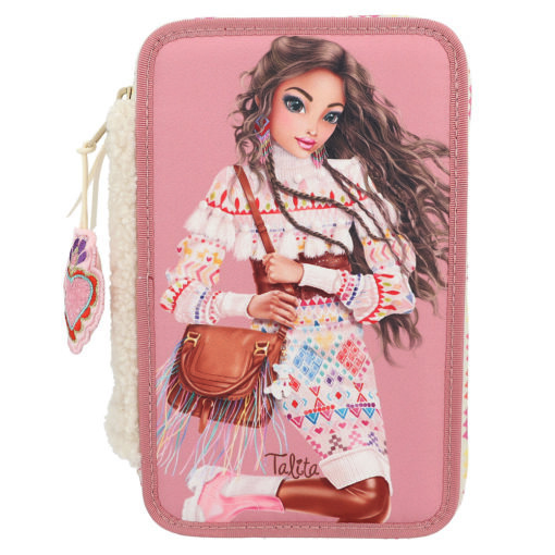 Κασετινα Γεματη Top Model Triple Pencil Case Cosy By Depesche