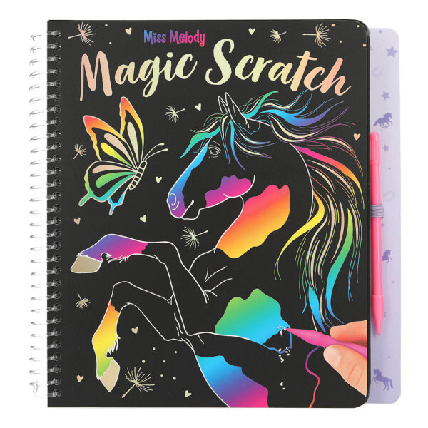 Μπλοκ Miss Melody Magic Scratch Book By Depesche