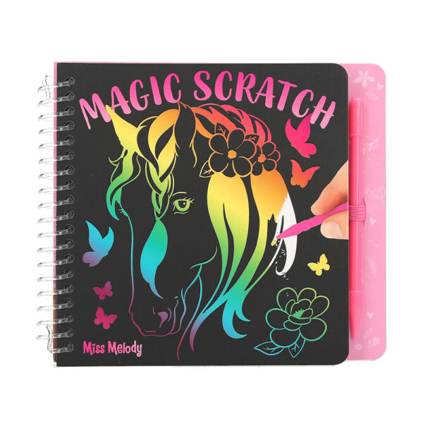 Μπλοκ Miss Melody Mini Magic Scratch Book By Depesche