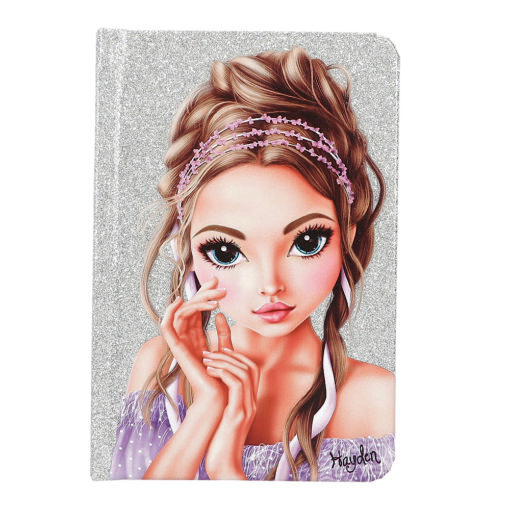 Σημειωματαριο Top Model Notebook With Pencil Glitter Queen By Depesche - Image 2