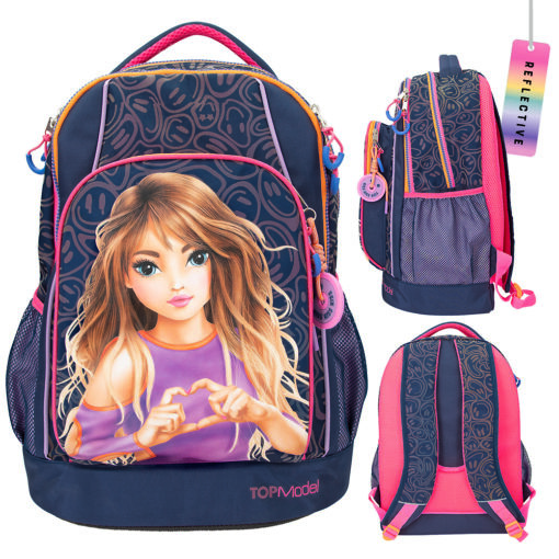 Τσαντα Πλατης Top Model Schoolbackpack Night Light By Depesche