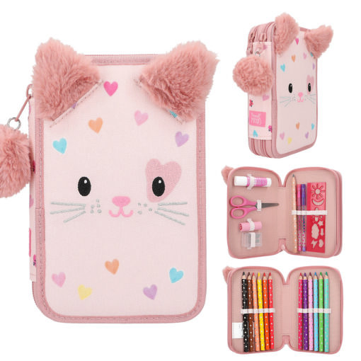 Κασετινα Γεματη Princess Mimi Pencil Case Kitty Love By Depesche