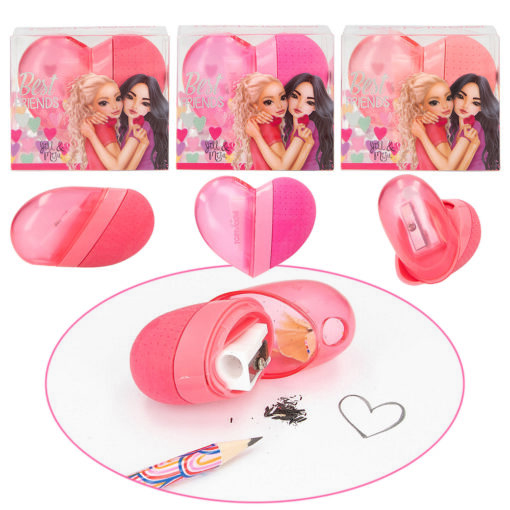 Γομα&Ξυστρα Top Model 2In1 Heart Eraser & Sharpener Best Friends By Depesche