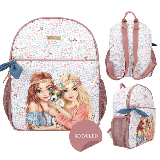 Σακιδιο Πλατης Top Model Small Backpack Velo Fleur By Depesche