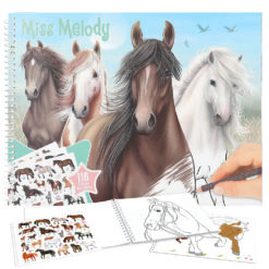 Μπλοκ Ζωγραφικης Miss Melody Horse Colouring Book By Depesche