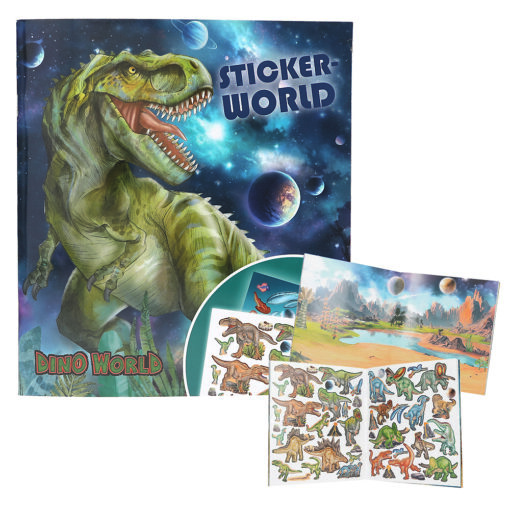 Μπλοκ Με Αυτοκολλητα Dino World Stickerworld Galaxy By Depesche