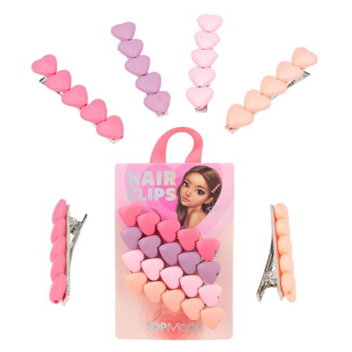 Top Model Hairclip Hearts Set Beauty And Me By Depesche