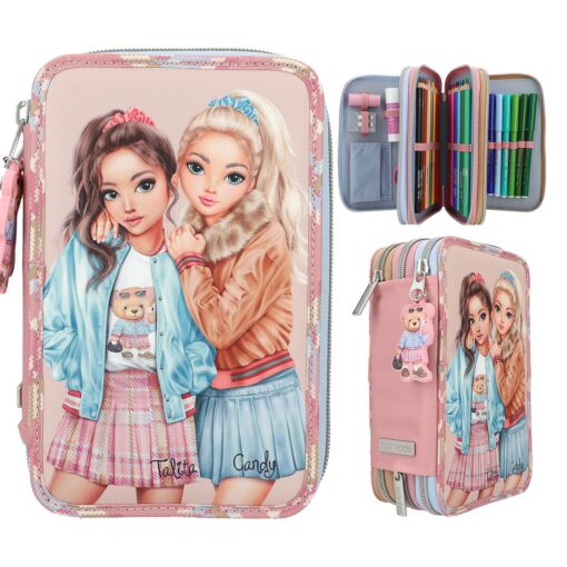 Κασετινα Γεματη Top Model Triple Pencil Case Team Teddy By Depesche