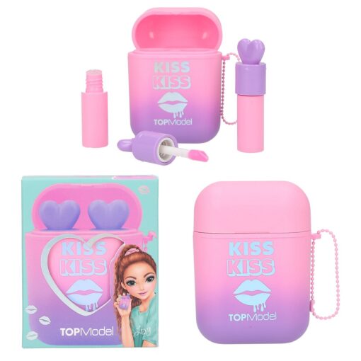 Σετ Λιπγκλος Top Model Lip Gloss Set Headphone Case Beauty And Me By Depesche