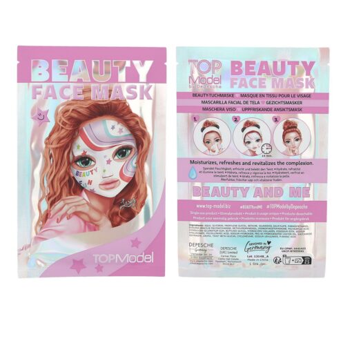 Μασκα Προσωπου Top Model Face Mask Holo Beauty And Me By Depesche