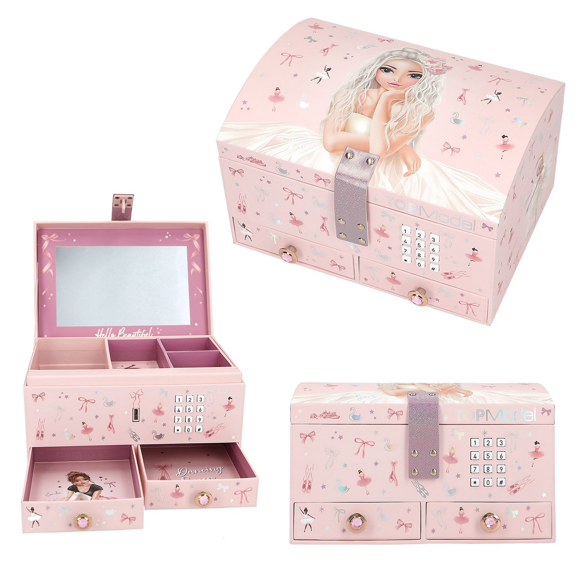 Κοσμηματοθηκη Top Model Jewellery Box With Code And Sound Ballet By Depesche