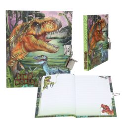 Ημερολογιο Με Κλειδι Dino World Diary With Padlock By Depesche