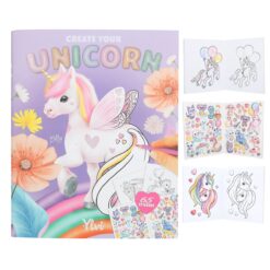 Μπλοκ Δραστηριοτητων Ylvi And The Minimoomis Create Your Unicorn Colouring Book By Depesche